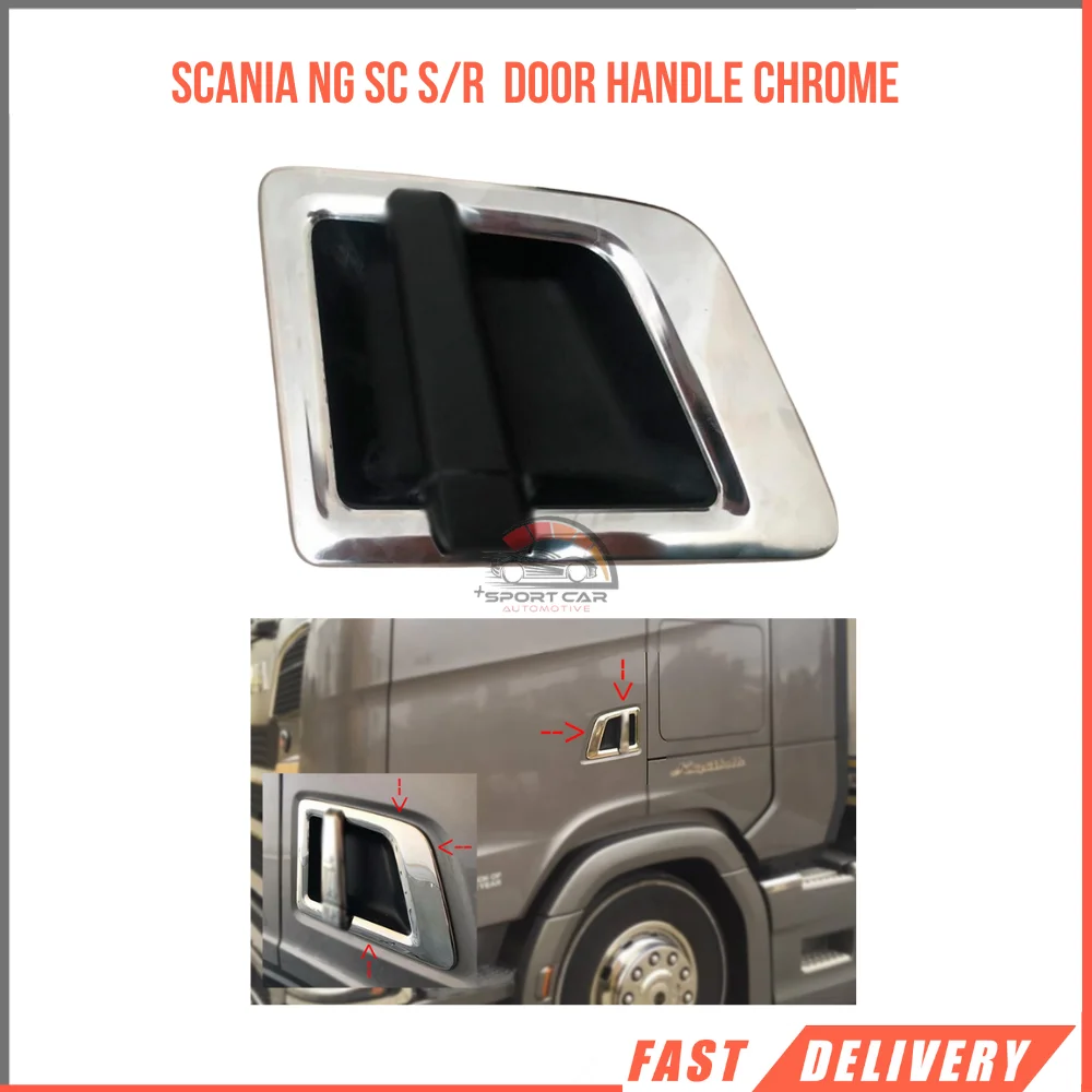 Manija de puerta Compatible con Scania NG SC S/R, accesorios de cromo para  camión, alta calidad, envío rápido, envío gratis - AliExpress