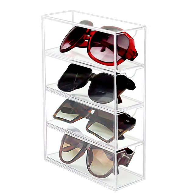 Bandeja de exhibición de gafas de sol, caja organizadora de 12 ranuras,  soporte de gafas de sol, organizador de gafas de sol - AliExpress