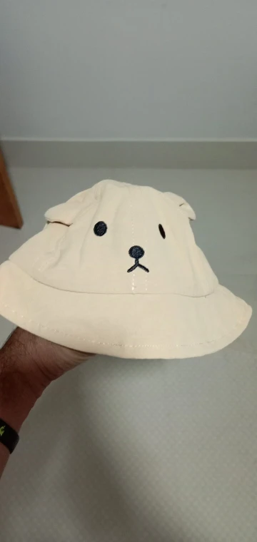 Cute Bear Baby Bucket Hat photo review