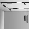 New Magnetic Track Light Dimmable Remote Control 48VLed Ceiling Lamp Track Rail Lighting No Main Light Design Spotlight 6