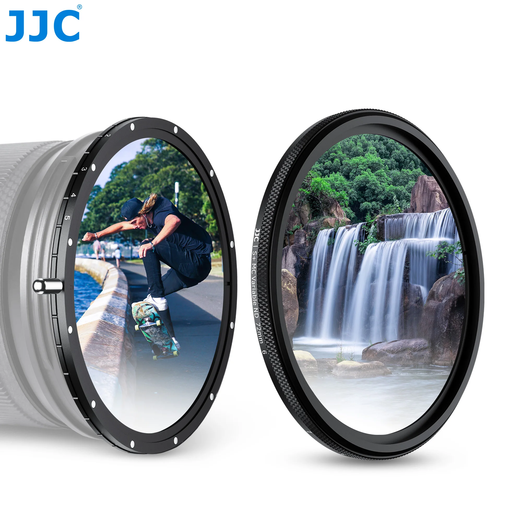 JJC True Color 67mm ND Filter Variable ND2.5-1000 No X Cross No