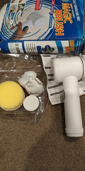 Multifunctional Electric Spin Scrubber With 3 Brush Heads photo review