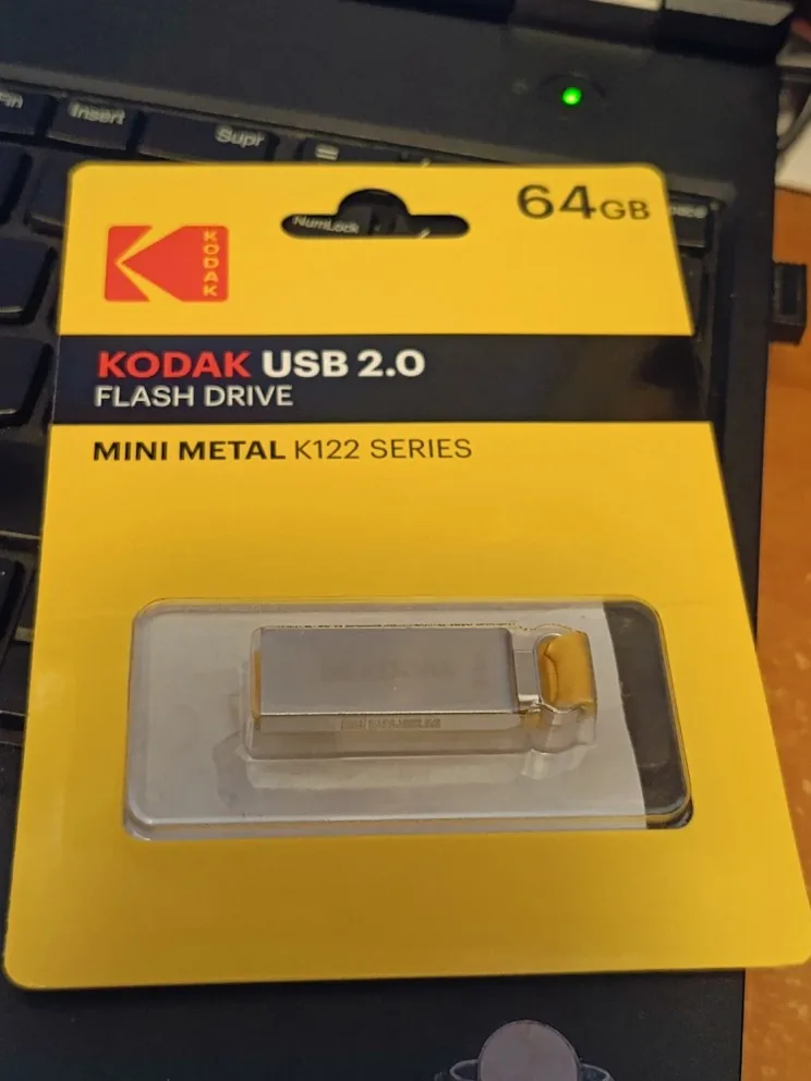 KODAK USB Flash Drive USB2.0 Pendrive Mini U Disk Memory Stick 128GB 64GB 32GB Llave de almacenamiento USB para PC con regalo de cuero photo review
