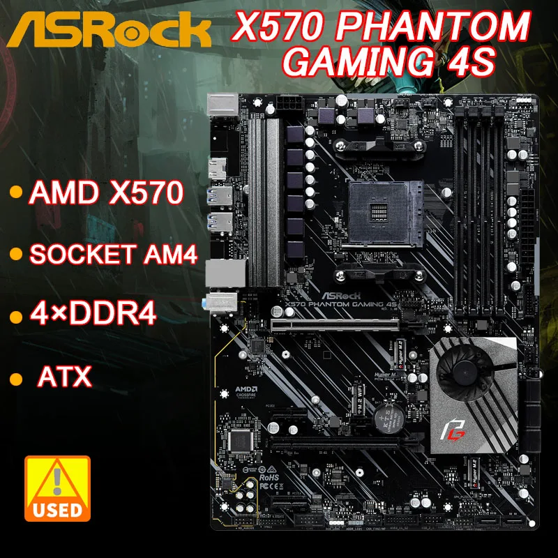ASROCK X570 Phantom Gaming 4S Motherboard AMD X570 support