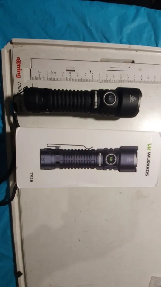 Wurkkos TS28 EDC Flashlight 3200 lm Rechargeable 21700 Battery 506m Beam Distance Magnetic Tail Cap Self-Defense Flashlight photo review