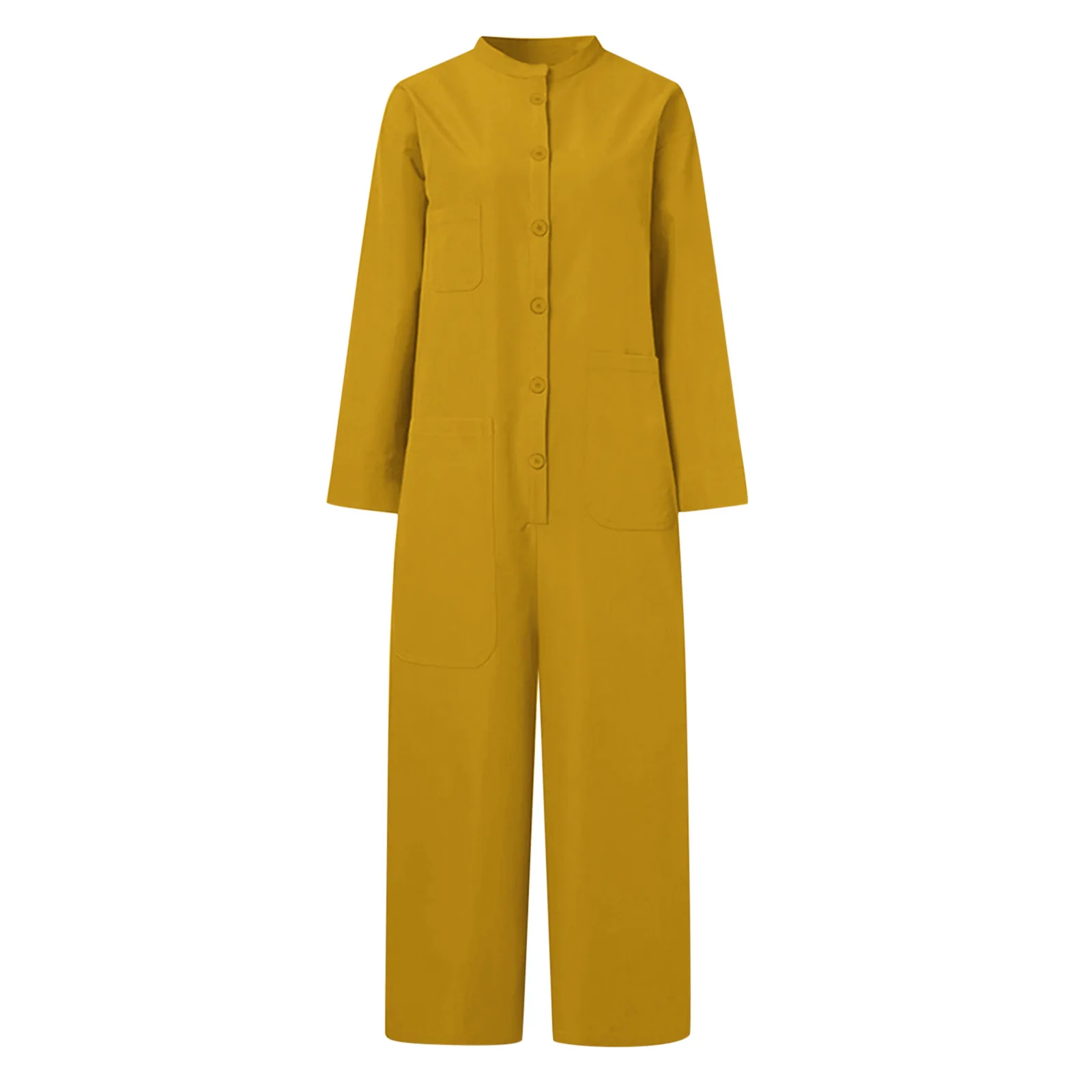 Ladies Onesie Bodysuits Trouser Pant Loose Causal Female Women Solid One-Piece Romper Overalls Jumpsuit Streetwear Plus Size 4