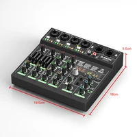 Audio Mixer G-MARK G40PRO 4-Channel Mixing Console With RCA Input And XLR Connectivity 5