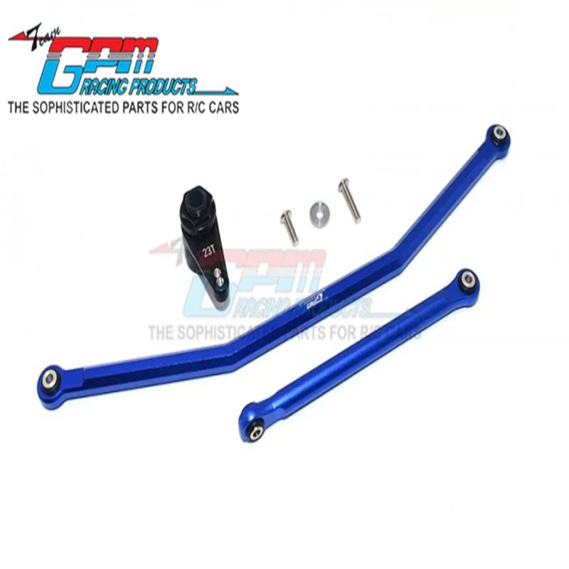 

GPM ALUMINUM FRONT STEERING TIE RODS+ALUMINUM 7075 23T SERVO HORN W. BUILT-IN SPRING For AXIAL 1/10 RBX10 Ryft-AXI03005 Upgrade