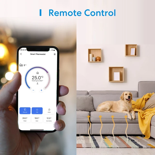 Meross Smart Wi-Fi Thermostat kaufen bei BerryBase