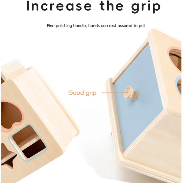 Wooden Montessori Coin Box 5