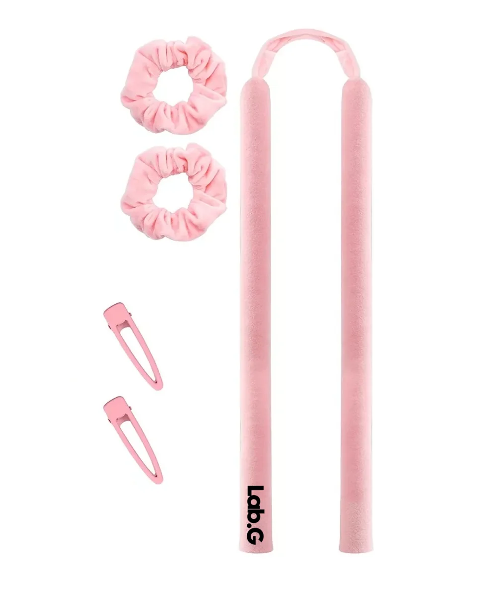 Rizador Rulos de Pelo Lab.G Sin Calor Rosa