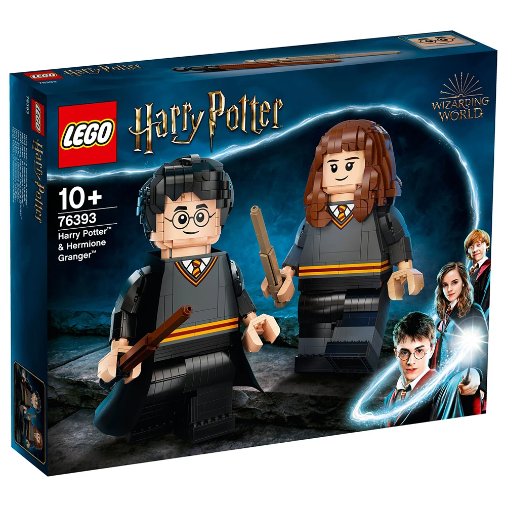 Lego Harry Potter – Harry Potter y Hermione Granger, 76393, Juguetes, Niños, Niñas, Bloques, Piezas, Ladrillos, Bebés, Resistente, Duro, Seguro, Original, Regalos, Figuras, Tienda, Con Caja, Nuevo, Licencia Oficial