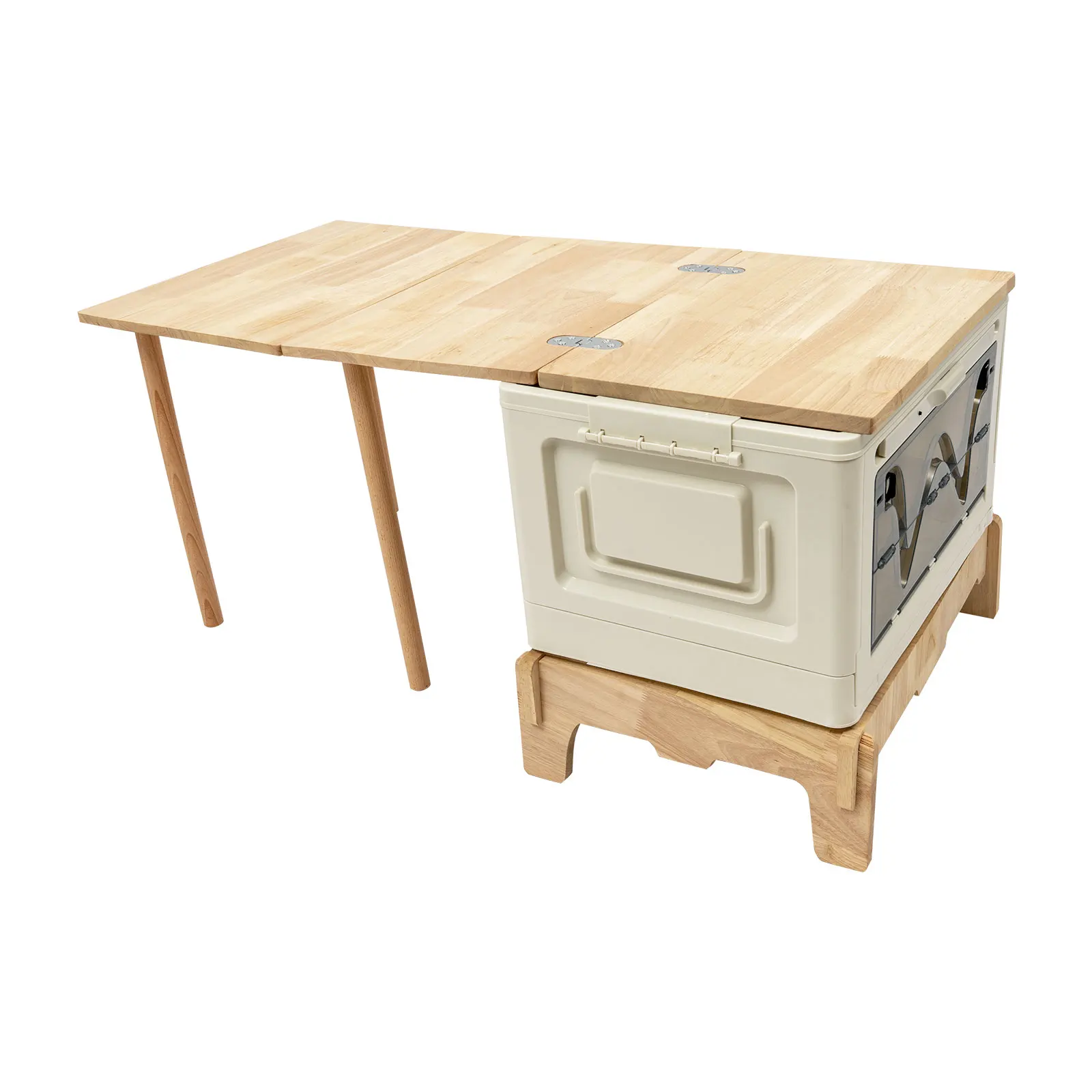 Folding Camping Table with Storage 5