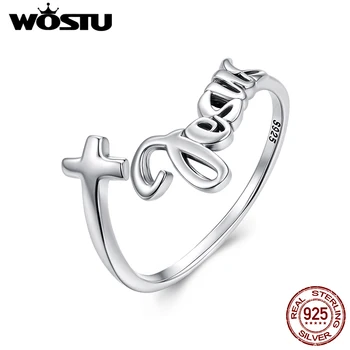 Sterling Silver Jesus Cross Ring 1