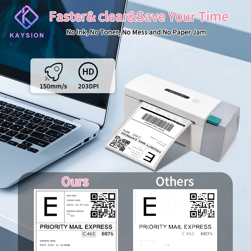 KAYSION 4x6 Thermal Printer 3