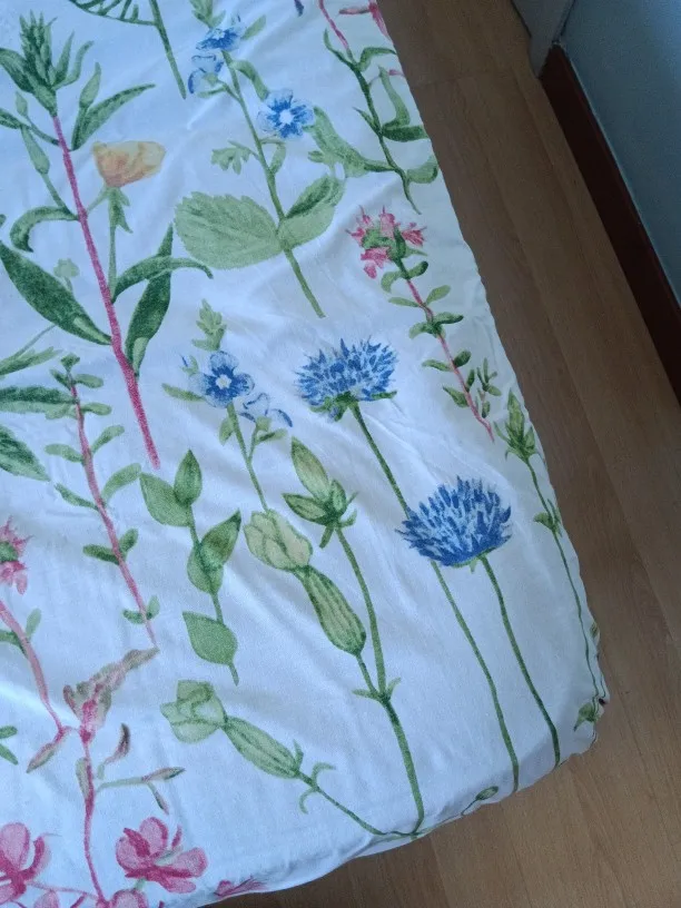 NATURALS - Juego de Sábanas Estampadas 3/4 Piezas - 3 Modelos Diferentes - 50% Algodón 50% Poliéster Extra Suave - 144 Hilos - Incluye Sábana Bajera + 1/2 Fundas de Almohada - Cama 90/105/135/150/180 photo review