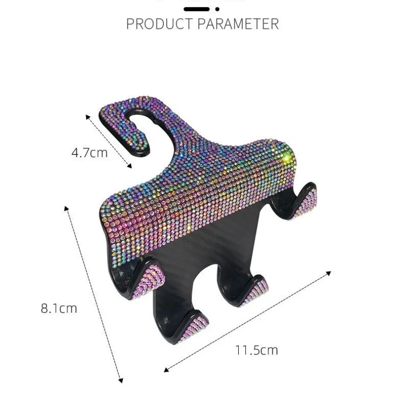 Multifunction Hook Car Back Seat Headrest Hook Auto Back Seat Organizer Hanger Handbag Clothes Bracket Car Interior Accessories