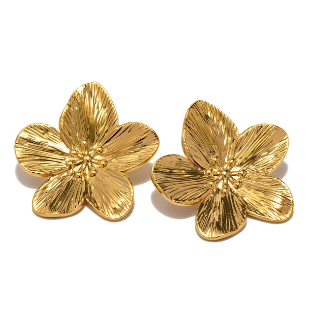 Golden Fleur Earrings