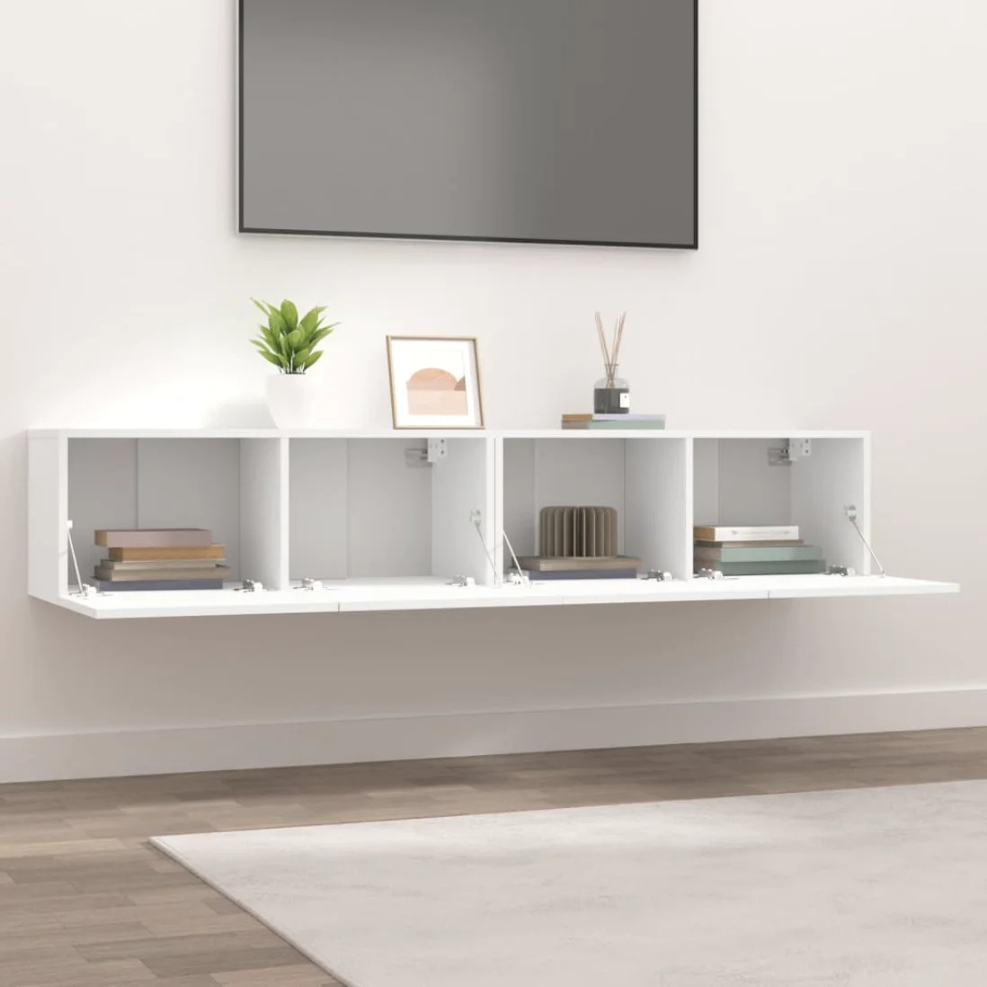 Mueble TV modelo Tibi (160 cm) en color blanco