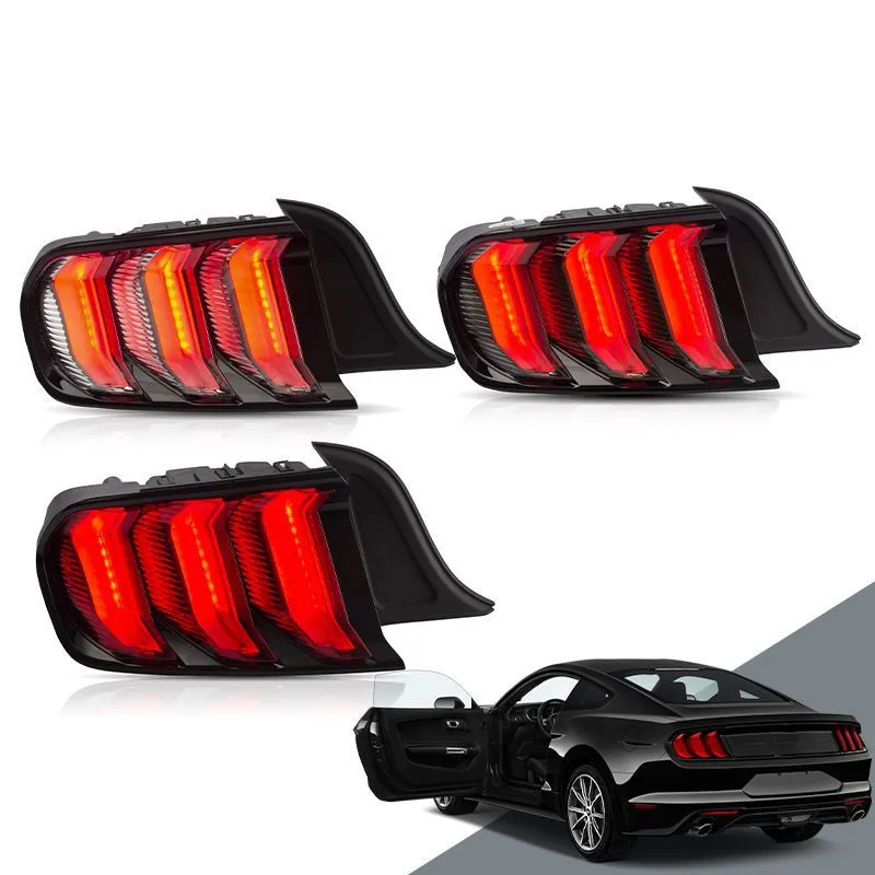 

Car Led Taillight For Ford Mustang 2015-2020 Turn Signal Assembly Dynamic Streamer Brake Running Parking Rear Lamp