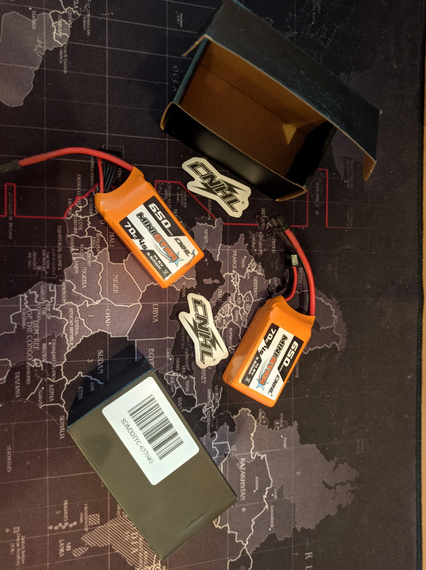 2PCS CNHL 3S 4S 11.1V 14.8V Lipo Battery 650mAh 850mAh 70C MiniStar With XT30 XT60 Plug For RC FPV Drone Quadcopter Airplane photo review