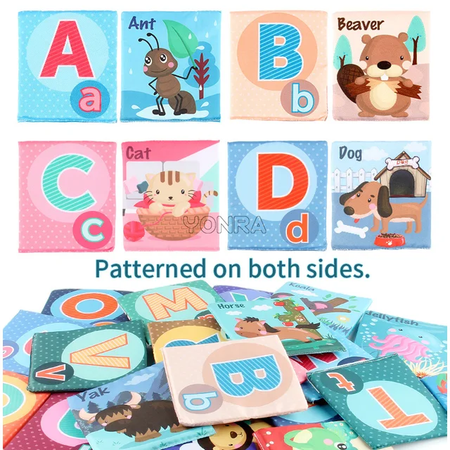 Montessori Sensory Cloth Books Baby Children's Kids Educational Toys Toddler Parent-child Interactive Knowledge Developing 2