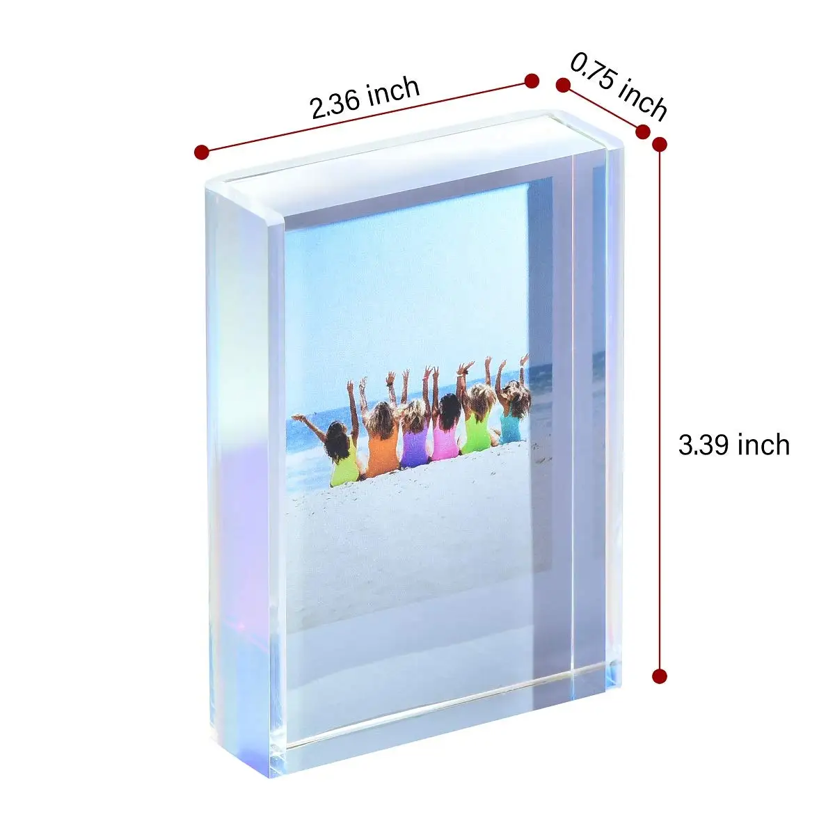Mini Film dijital fotoğraf çerçeveleri, renkli akrilik fotoğraf çerçevesi, ev, ofis, masaüstü, resim çerçevesi, Polaroid çerçeve, 3"