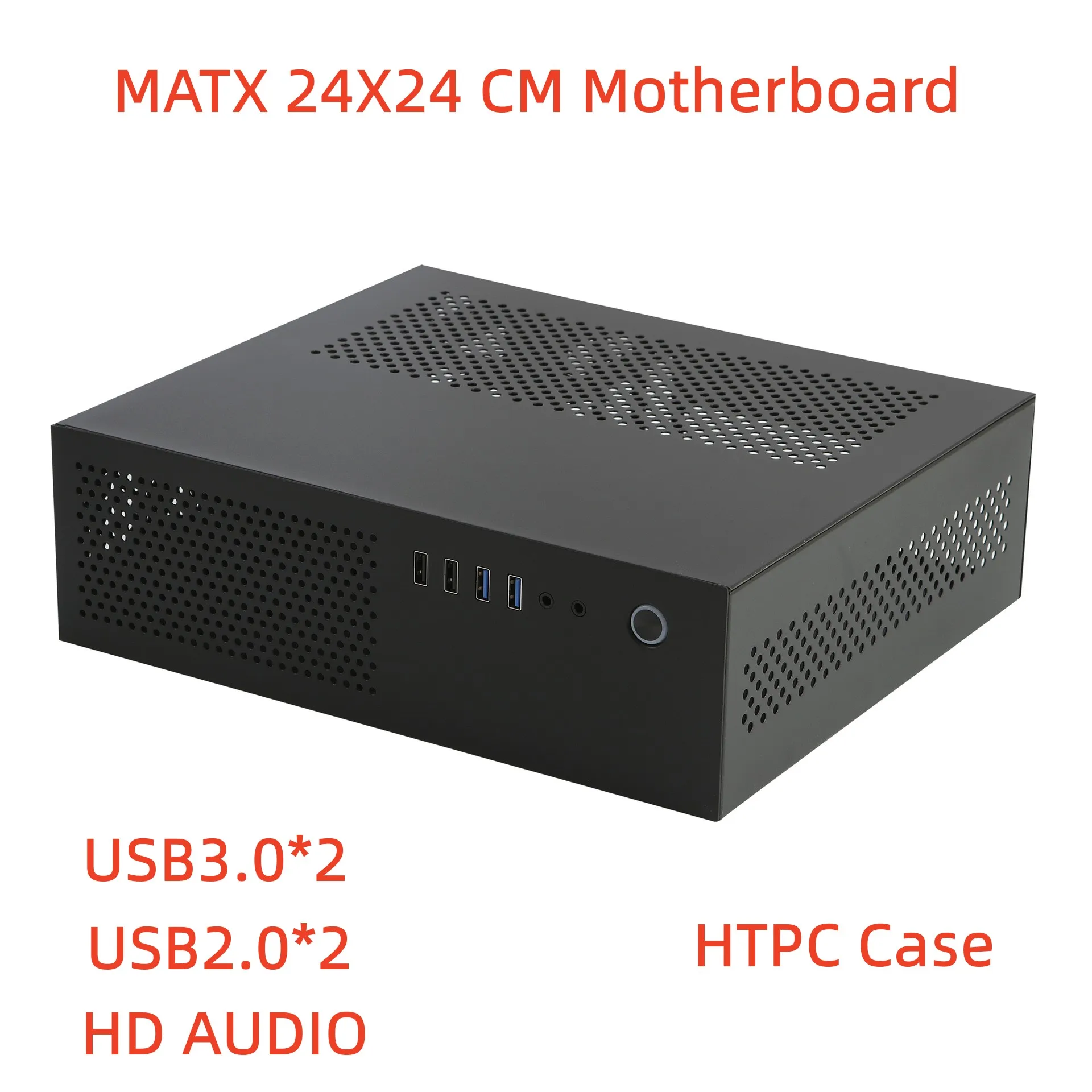 

Мини-компьютер HTPC для настольного ПК, компьютер для MATX ITX MicroATX, материнская плата, маленький 1U 7.3L ПК, игровой телефон USB 3,0 USB2.0