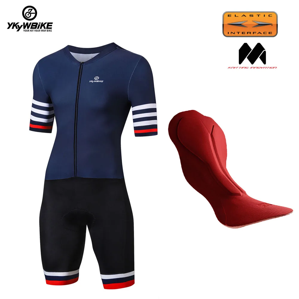YKYWBIKE Man's Cycling Triathlon Skinsuit Outdoor Sports Pro