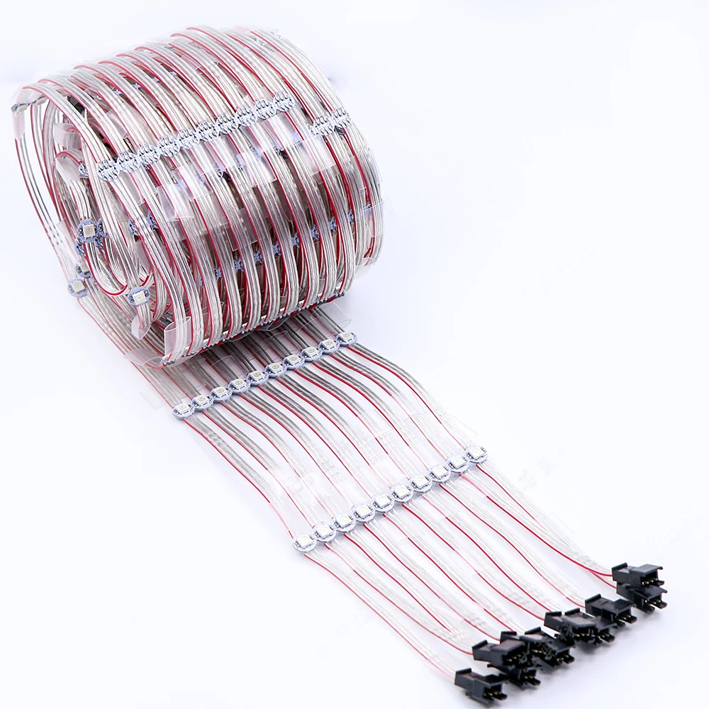 5V WS2812B 개별 제어 가능한 LED 스트링 중성 백색 WWA 픽셀 모듈 라이트 패널 미니 보드 5V LED 모듈 스트링 5050