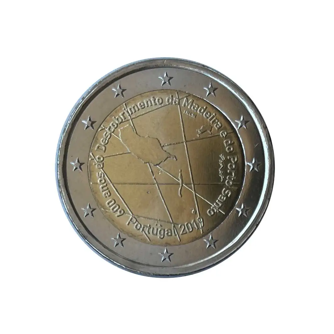 Moneta 2 Euro Portogallo Madeira Anno 2019 Unc Non Circolato
