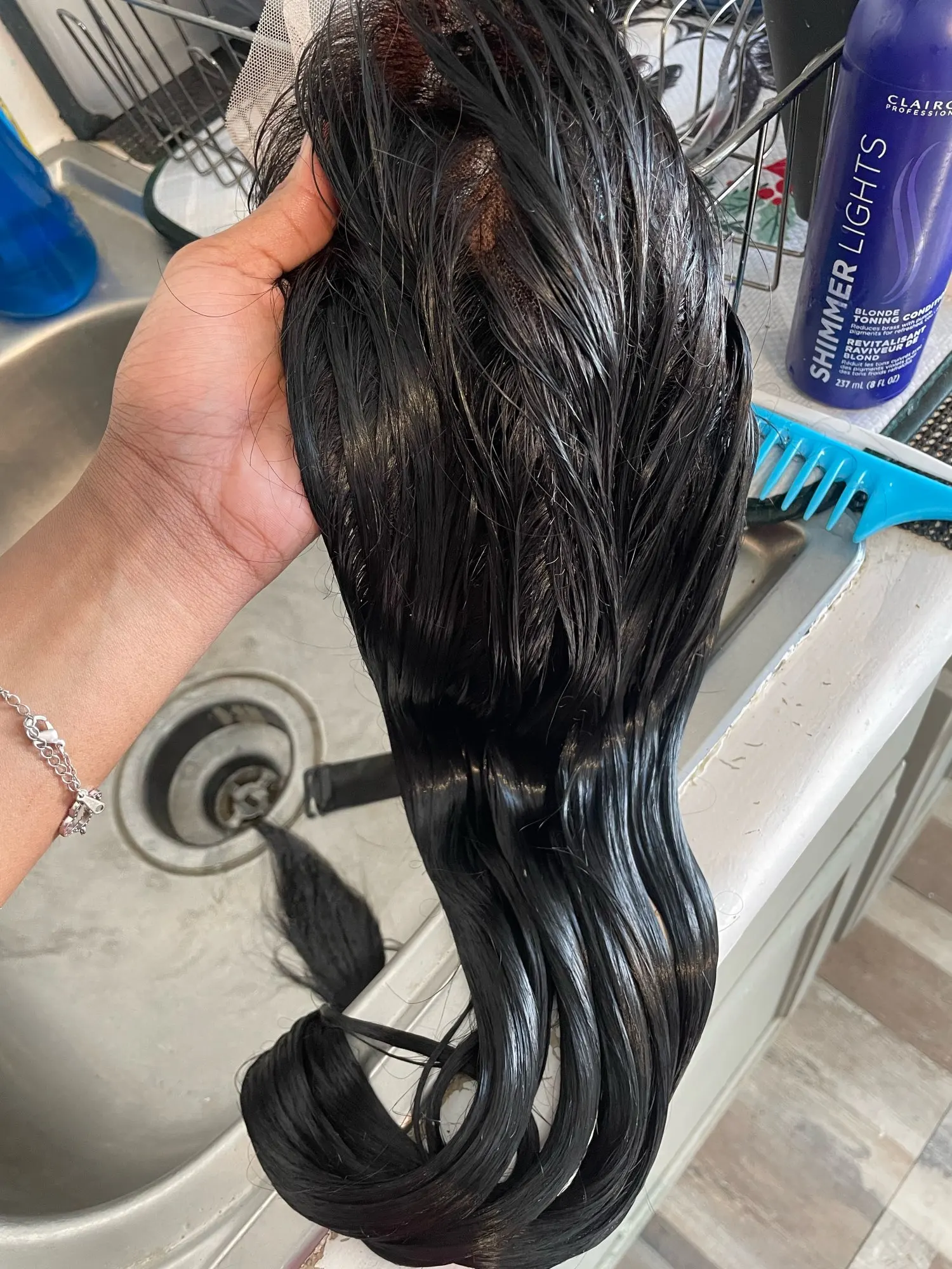 Brazilian Straight HD Lace Wig – 220 Density – One Size photo review