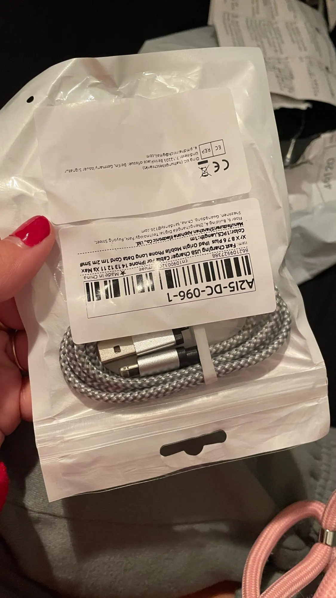 Fast Charging USB Charger Cable For iPhone 14 13 12 11 Xs Max Xr X 8 7 6 Plus iPad Origin Mobile Phone Long Data Cord 1m 2m 3m photo review