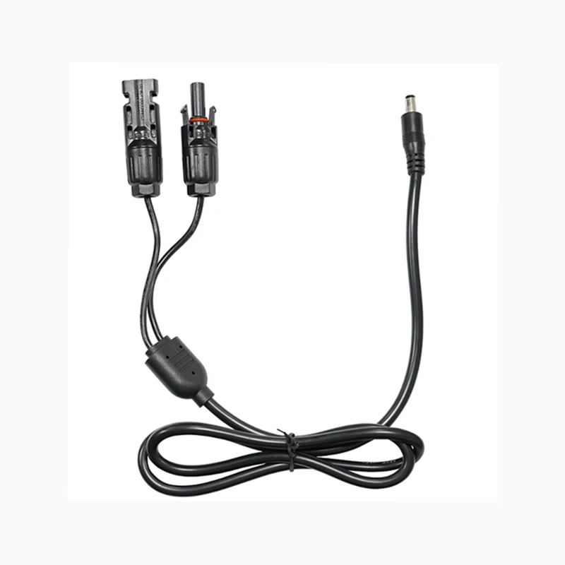 Solar Panel Connector to DC5.5mm*2.1mm Adapter Cable terminal connector solar panel connector cable For Ctolity/Jackery/Bluetti Portable Power Station Solar Generator