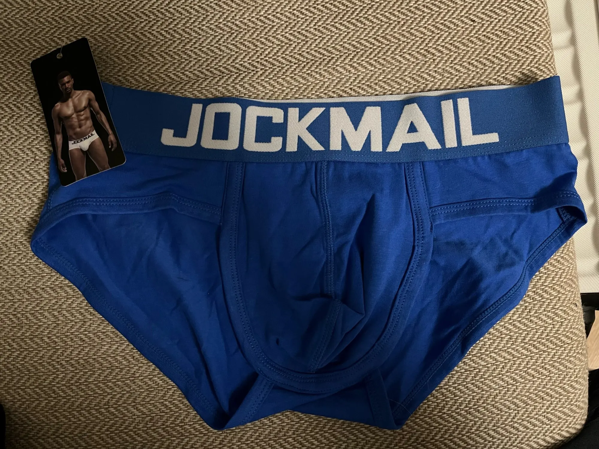 Buy JOCKMAIL Men Bikini Gay Underwear Men Underwear Briefs Cotton Men  Panties (XXL, Navy) at