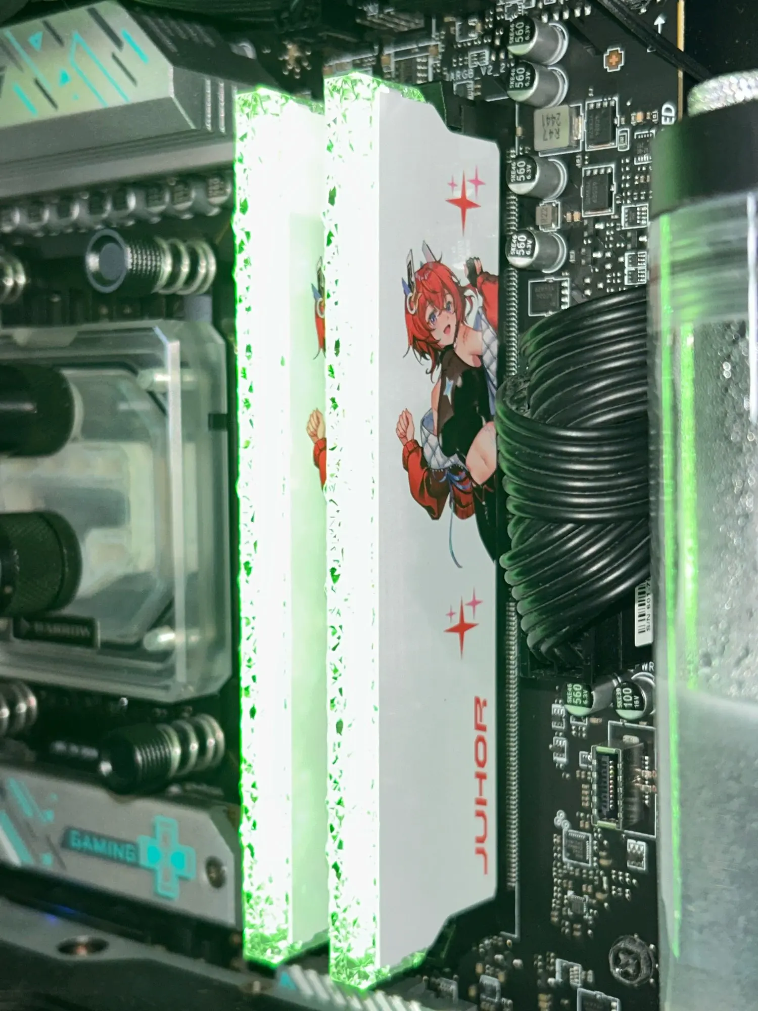 新品 JUHOR 16GB×2枚 DDR5-6800 ホワイト 32GB メモリ JUHOR Memoria Ram DDR5 RAM 16GB 32GB 5600MHz 6000MHz 6400MHz