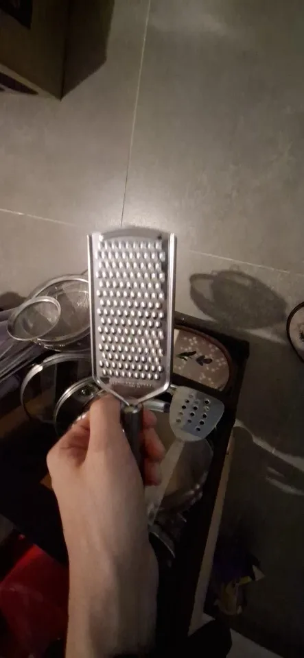 Stainless Steel Handheld Cheese Grater Multi-PurposeKitchen Food Graters for Chocolate Butter Fruit Vegetable Kitchen Items photo review