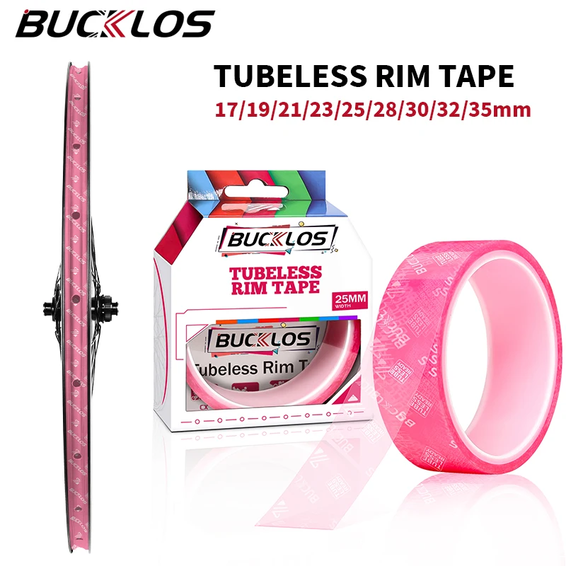 Bicycle Tubeless Rim Tape BUCKLOS 10M 17/19/21/23/25/28/30/32/35mm Width Bike Wheel Rim Stripe MTB Road Bike