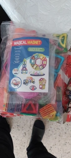 168 Magnet Bausteine - Konstruktionsspielzeug Set für kreative Designs photo review