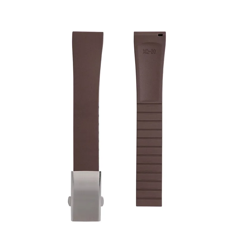 Premium Fluoro Rubber Adjustable Watch Band - Universal Fit with Fast Release