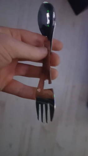 Outdoor Survival Tools 5 in 1 Camping Multi-functional EDC Kit Practical Fork Knife Spoon Bottle/Can Opener photo review