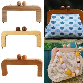 Wooden Frame Lock Handle for Hand Bags 1