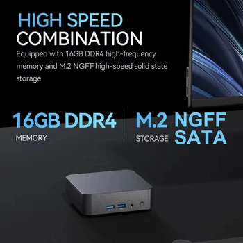 Mini PC Windows 11 Intel Core i9 8950HK 16GB DDR4 512GB 1TB SSD PC Gamer Computer Dual WIFI 6 BT5.2 4K HD Mini Gaming Pc Desktop 4