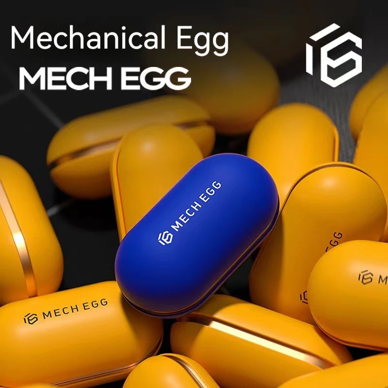 Mech Egg mechaniczny Haptic suwak EDC Fidget suwak metalowy zabawki typu Fidget ADHD narzędzie dla dorosłych zabawki antystresowe lęku