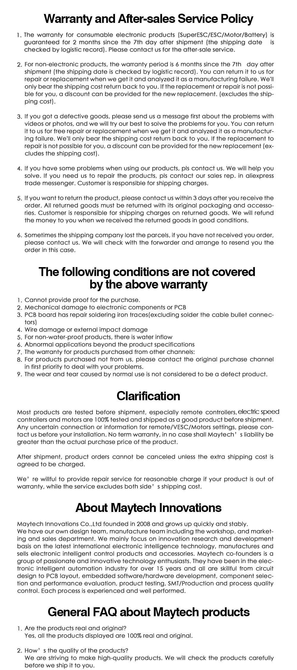 Программируемый контроллер скорости VESCTOOL Maytech, 200 А, 75 В, 1/2 ...