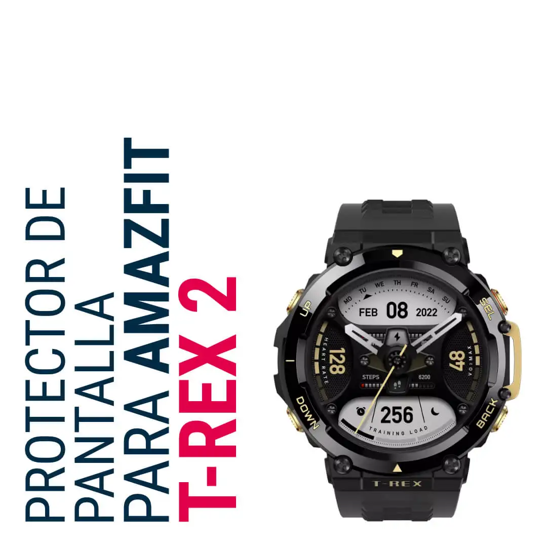 Sentete, Protezione Dello Schermo Per Xiaomi Amazfit T-Rex 2, Vetro Temperato, Protezione Dello Schermo, Amazfit, T-Rex 2, Amazfit T-Rex 2, Protezione