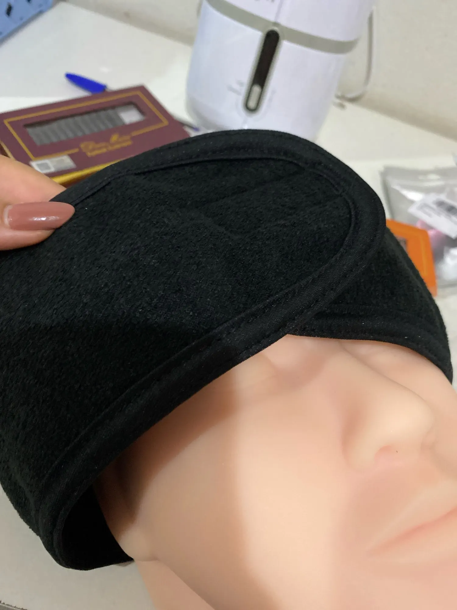 Head Bands Adjustable Wide Hairband Yoga Spa Bath Shower Makeup Wash Face Cosmetic Headband for Women Ladies Make Up Accessories photo review