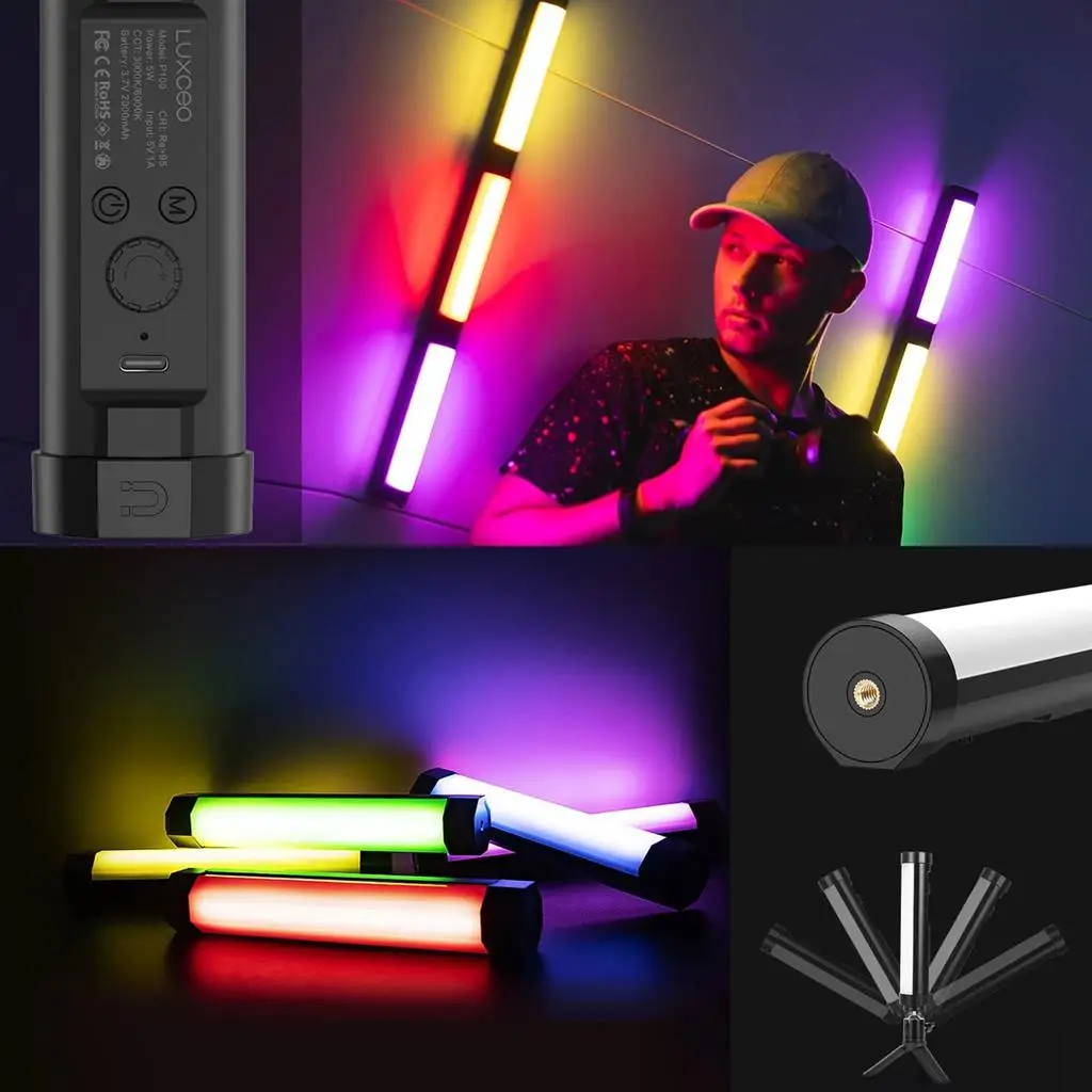 Sword Bastao Led Care Rgb Luxceo For Studio Video Photography Professional With P100 Control — view 6