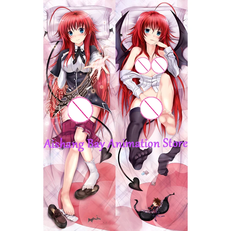 

Dakimakura Anime Pillow Cover Rias Gremory Double Sided Print Life-size Body Decoration