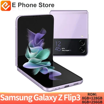 Samsung Galaxy Z Flip3 flip 3 5G 128GB/256GB Foldable Snapdragon 888 6.7" AMOLED Screen 12MP+10MP Camera NFC Unlocked eSim